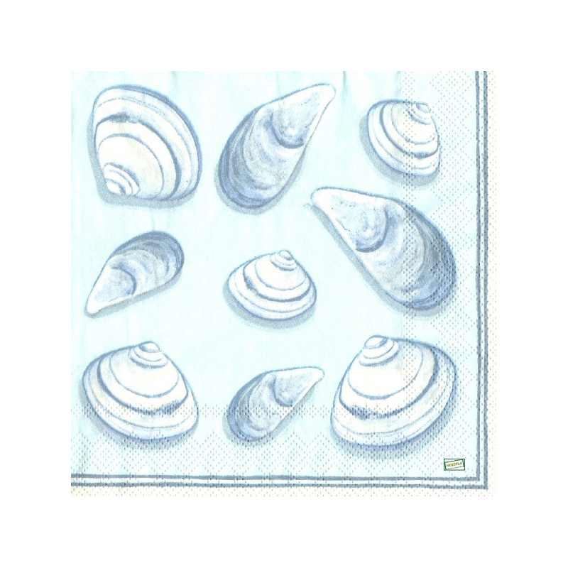 1 serviette Coquillages-44