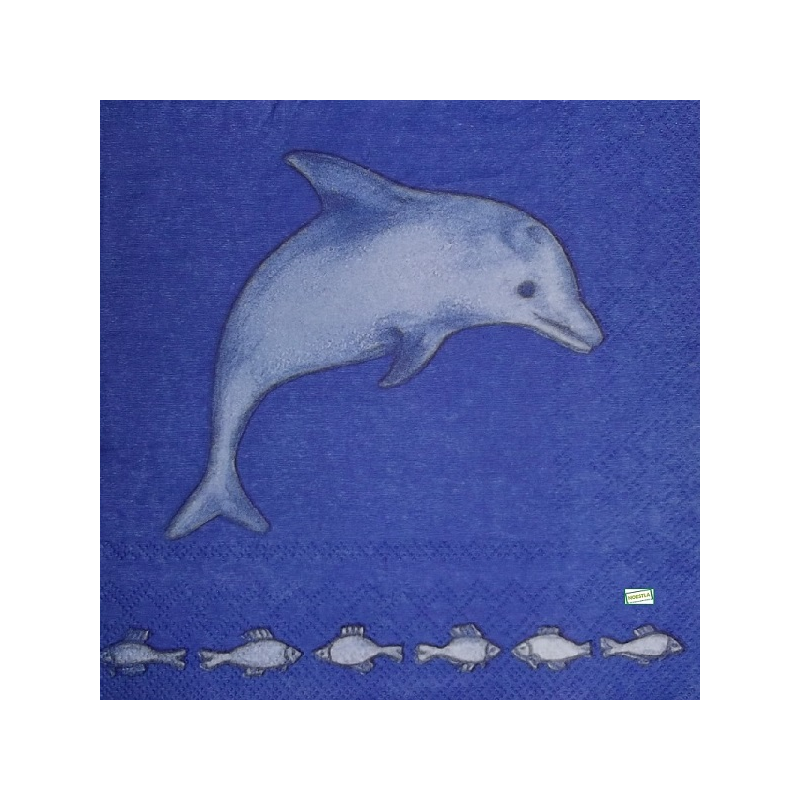 1 serviette Les Dauphins -46