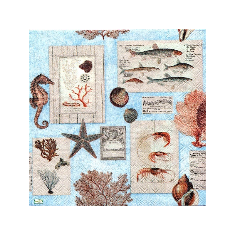 1 serviette papier La Mer-59