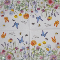 1serviette Mix Fleurs -7