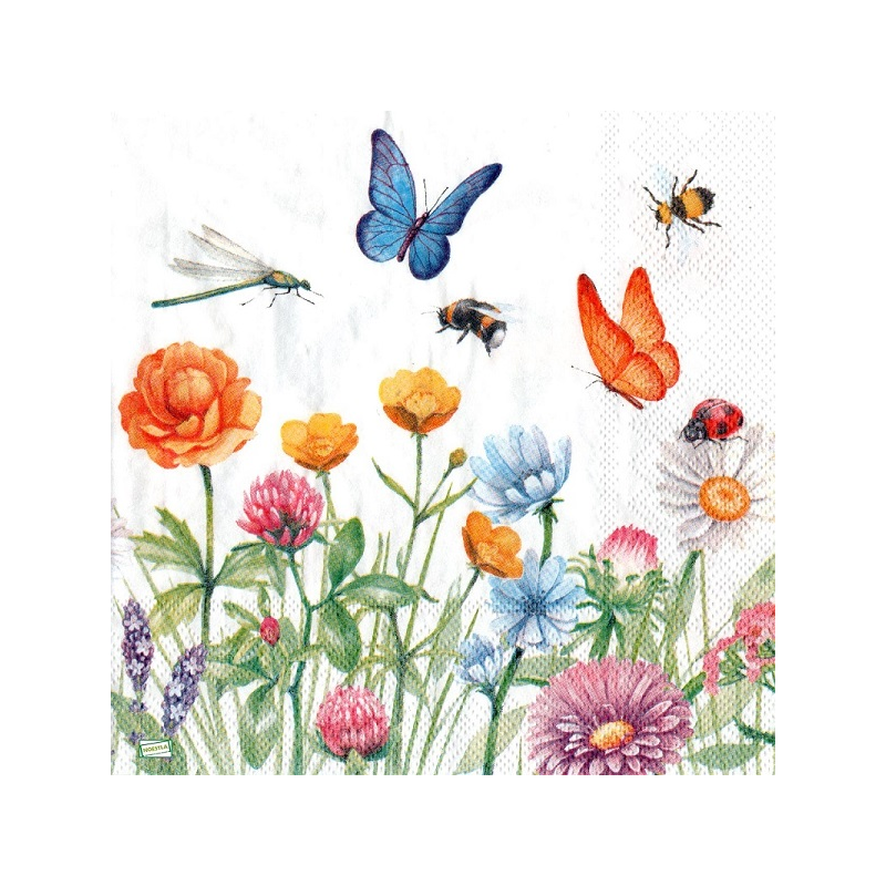 1serviette Mix Fleurs -7