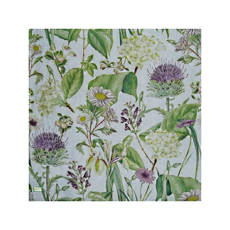 1 serviette Mix de Fleurs -8