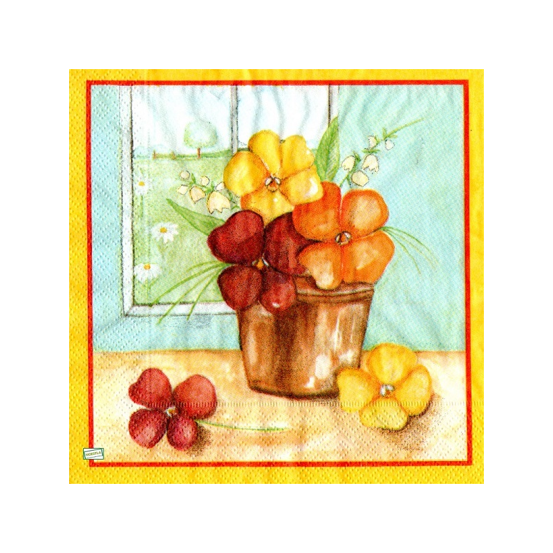 5 serviettes Mix de Fleurs -13