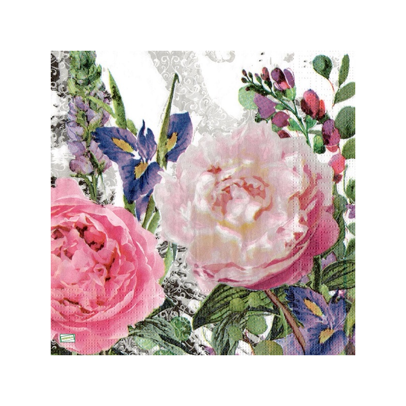 1 serviette Mix de Fleurs -15