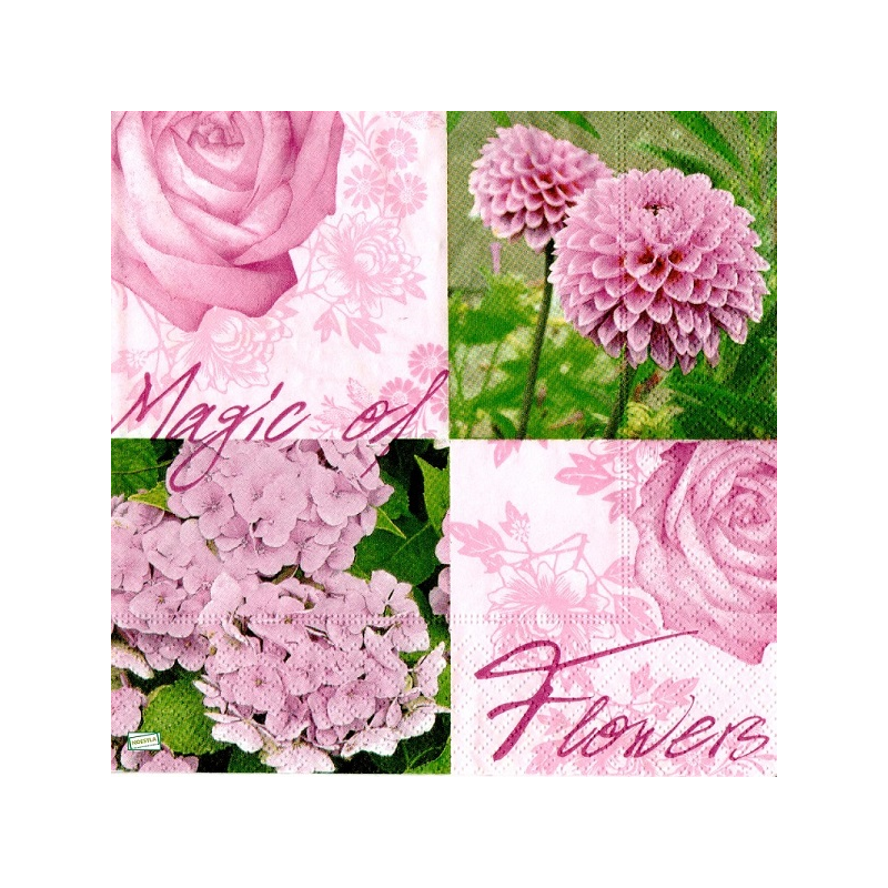 5 serviettes Mix de Fleurs -21