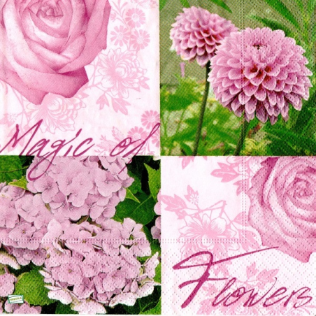 5 serviettes Mix de Fleurs -21