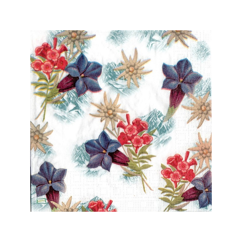 1 serviette Mix de Fleurs -22