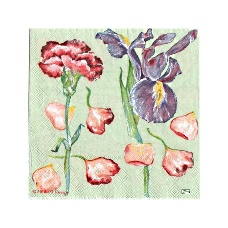 1 serviette Mix de Fleurs -30