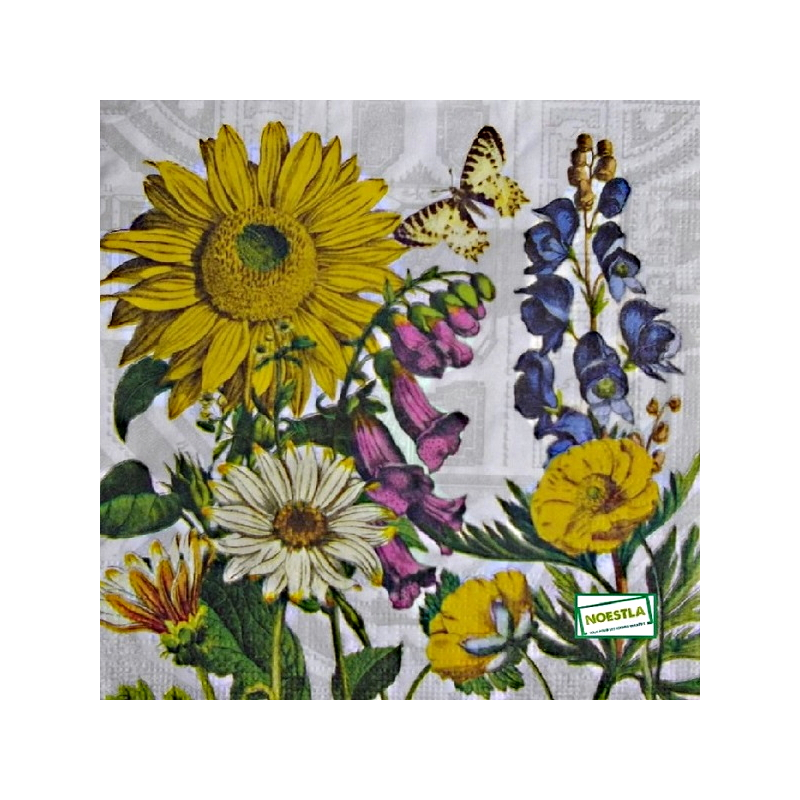 1 serviette Mix de Fleurs -35