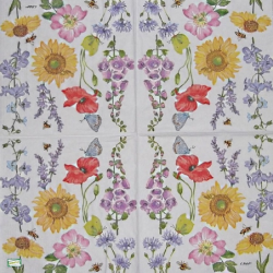 1 serviette Mix de Fleurs -37