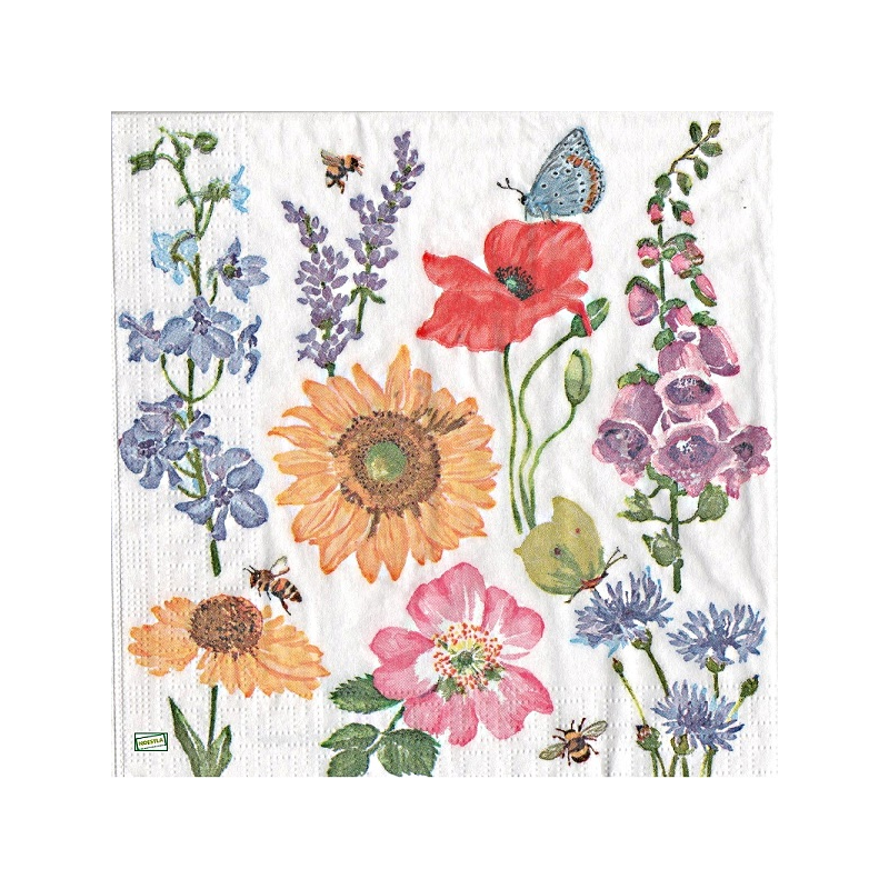 1 serviette Mix de Fleurs -37