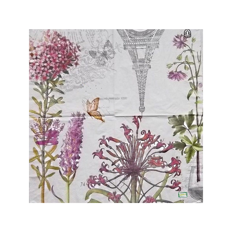 1 serviette Mix de Fleurs -41