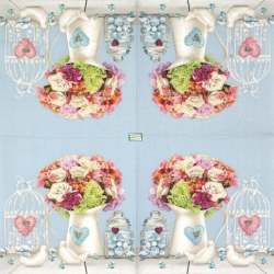 1 serviette Mix de Fleurs -44