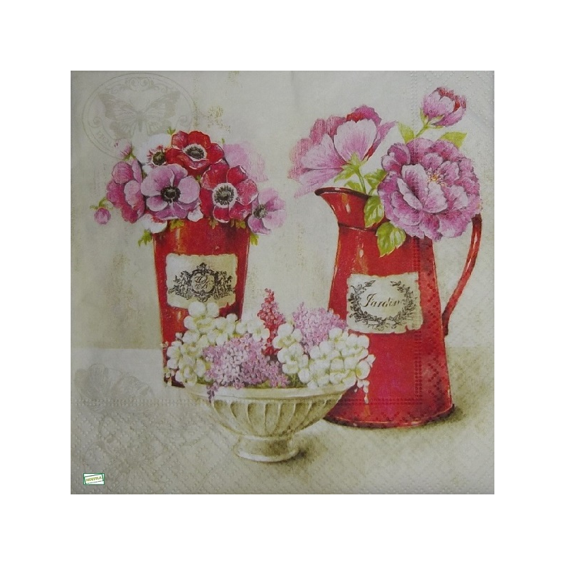 1 serviette Mix de Fleurs -45