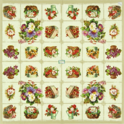 1 serviette Mix de Fleurs -49