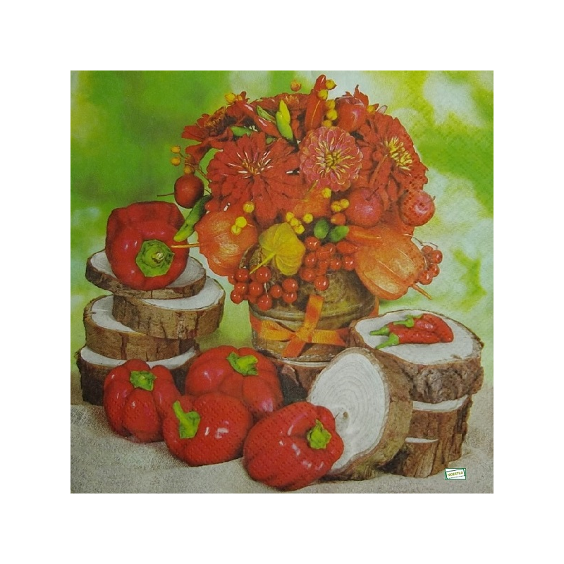 1 serviette Mix de Fleurs -52