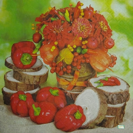 1 serviette Mix de Fleurs -52