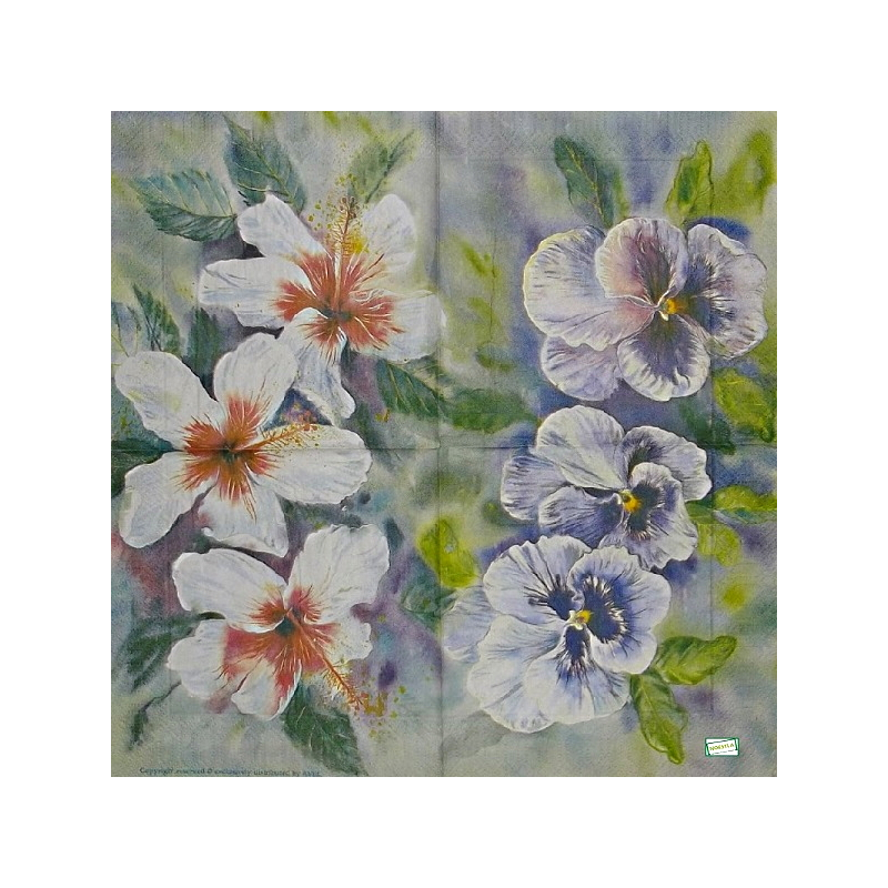 1 serviette Mix de Fleurs -62