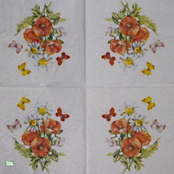 1 serviette Mix de Fleurs -59