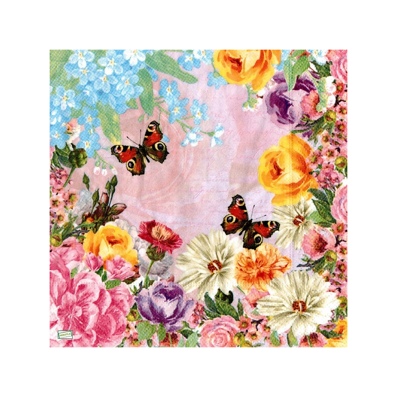 1 serviette Mix de Fleurs -61