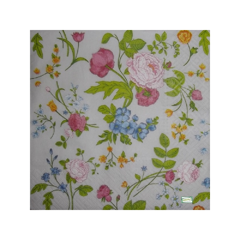 1 serviette Mix de Fleurs -64