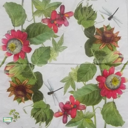 6 serviettes Mix de Fleurs -75