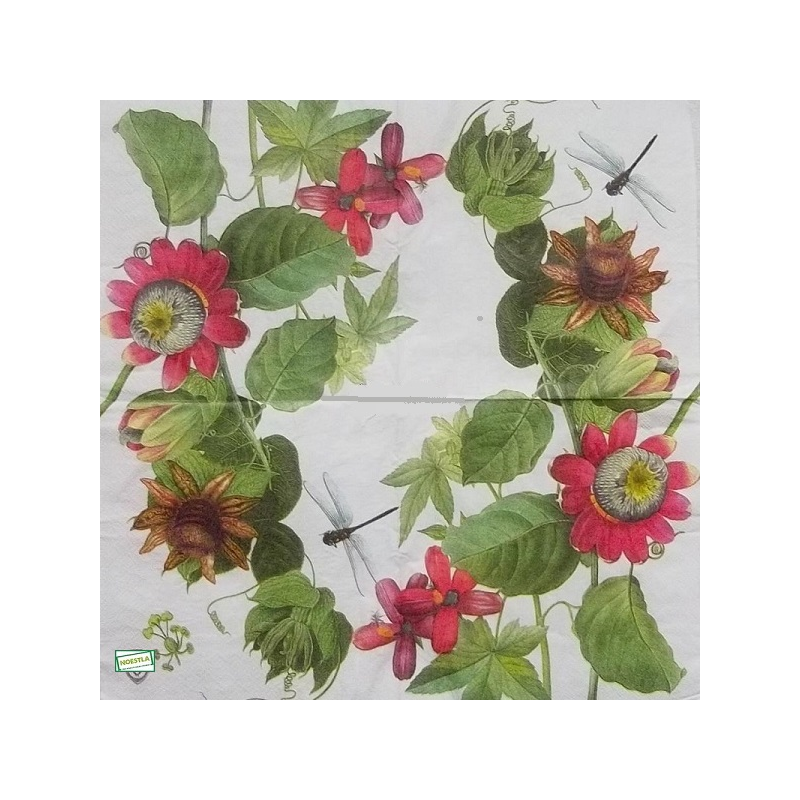 6 serviettes Mix de Fleurs -75