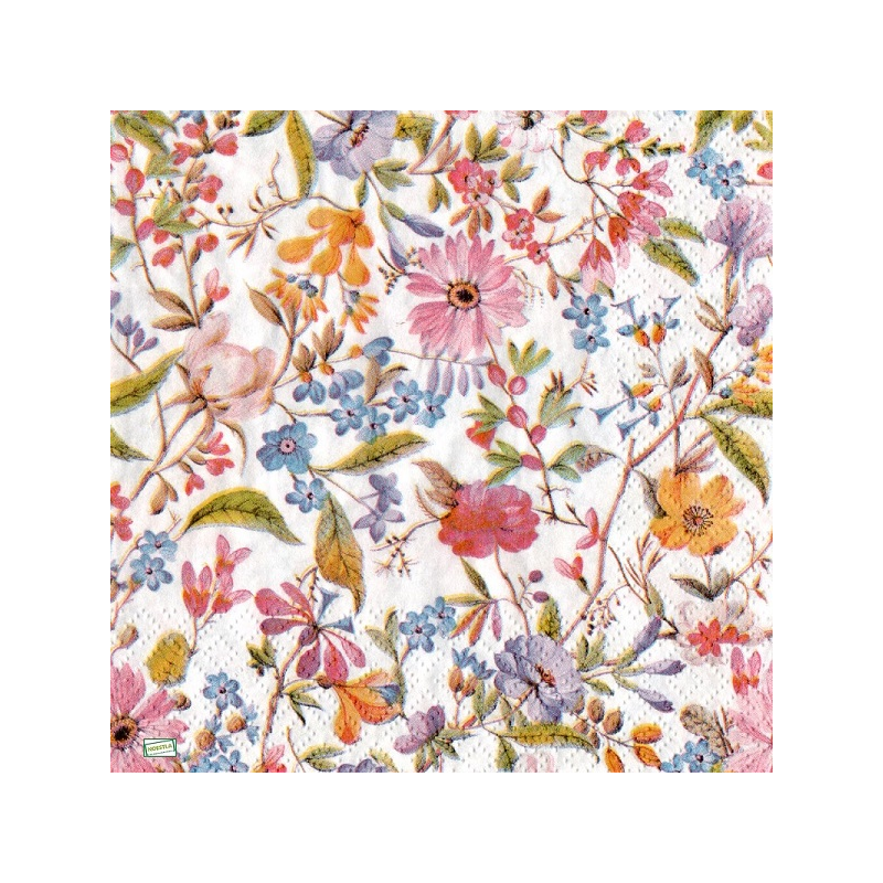 3 serviettes Mix de Fleurs -77