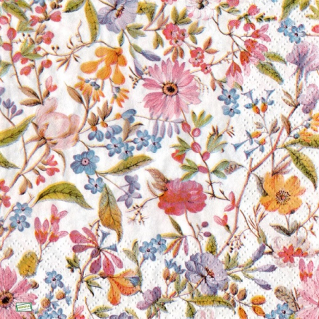 3 serviettes Mix de Fleurs -77