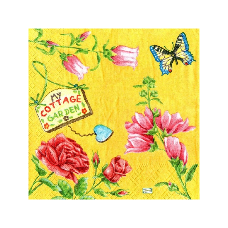 1 serviette Mix de Fleurs -86