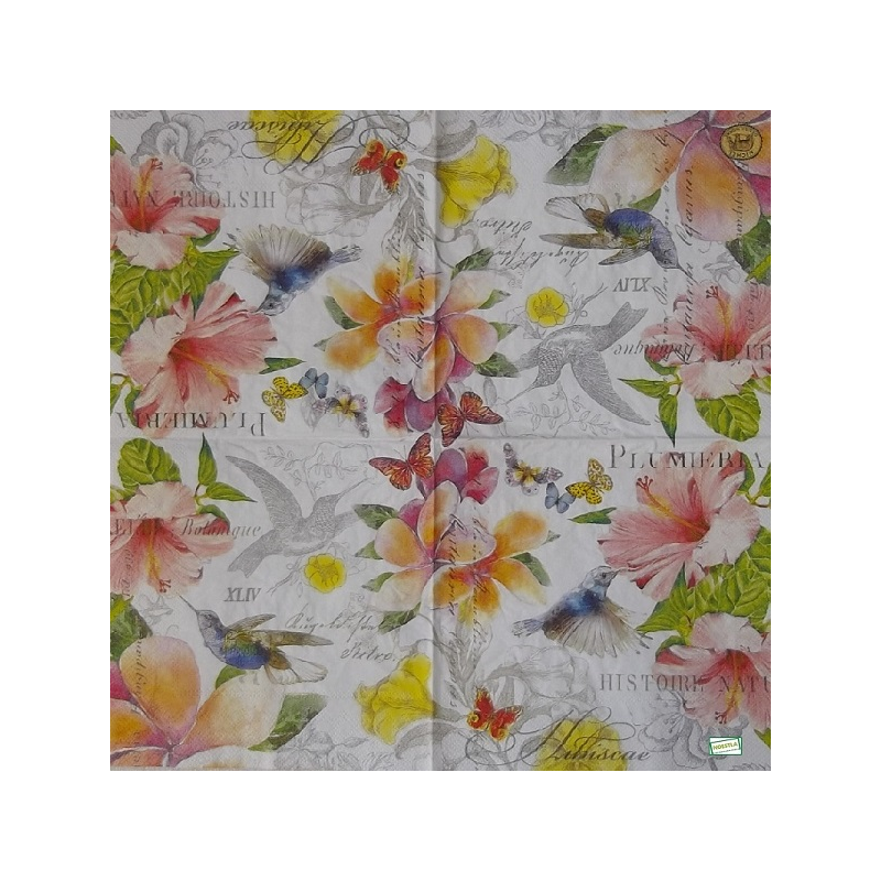 1 serviette Mix de Fleurs -87