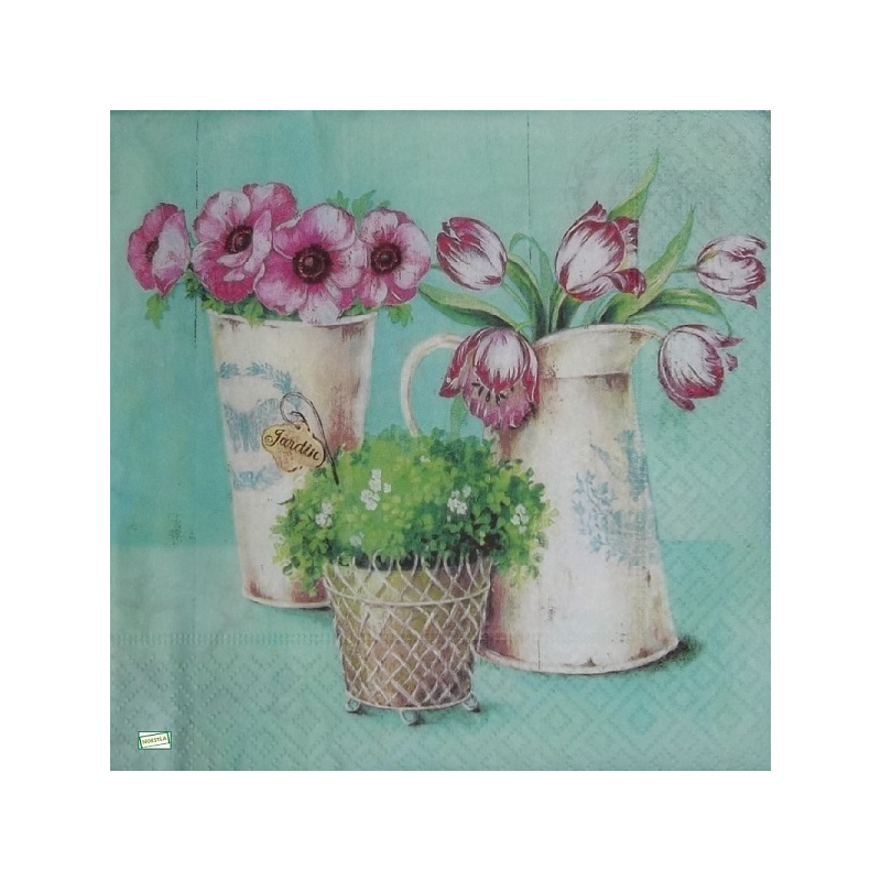 1 serviette Mix de Fleurs -99