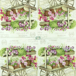 1 serviette Mix de Fleurs -108