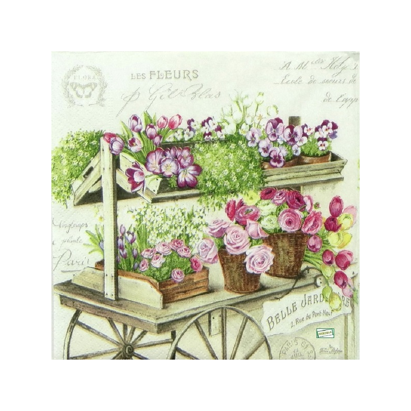 1 serviette Mix de Fleurs -108