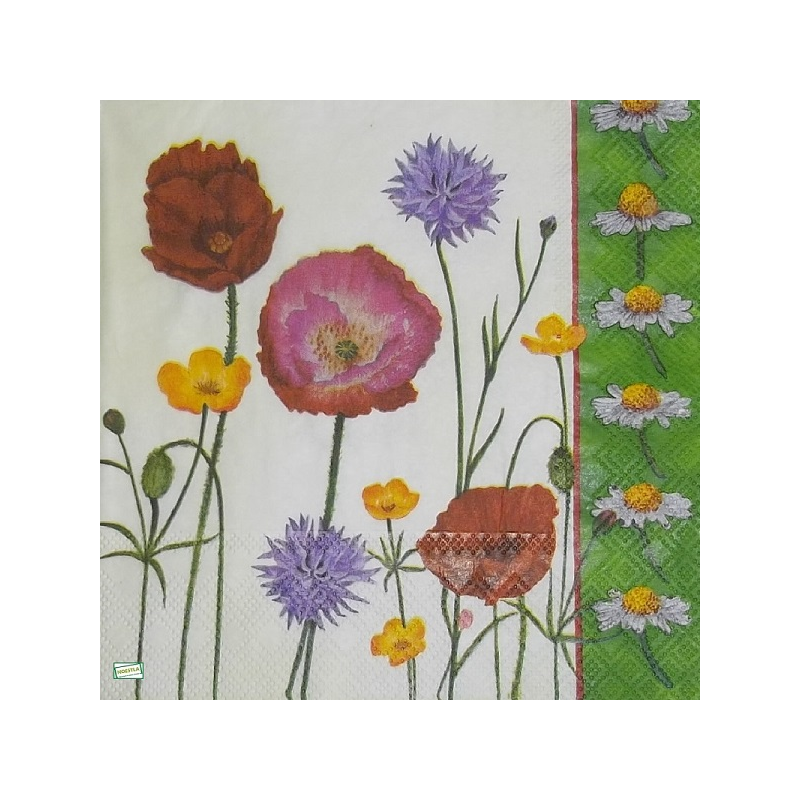 5 serviettes Mix de Fleurs -120