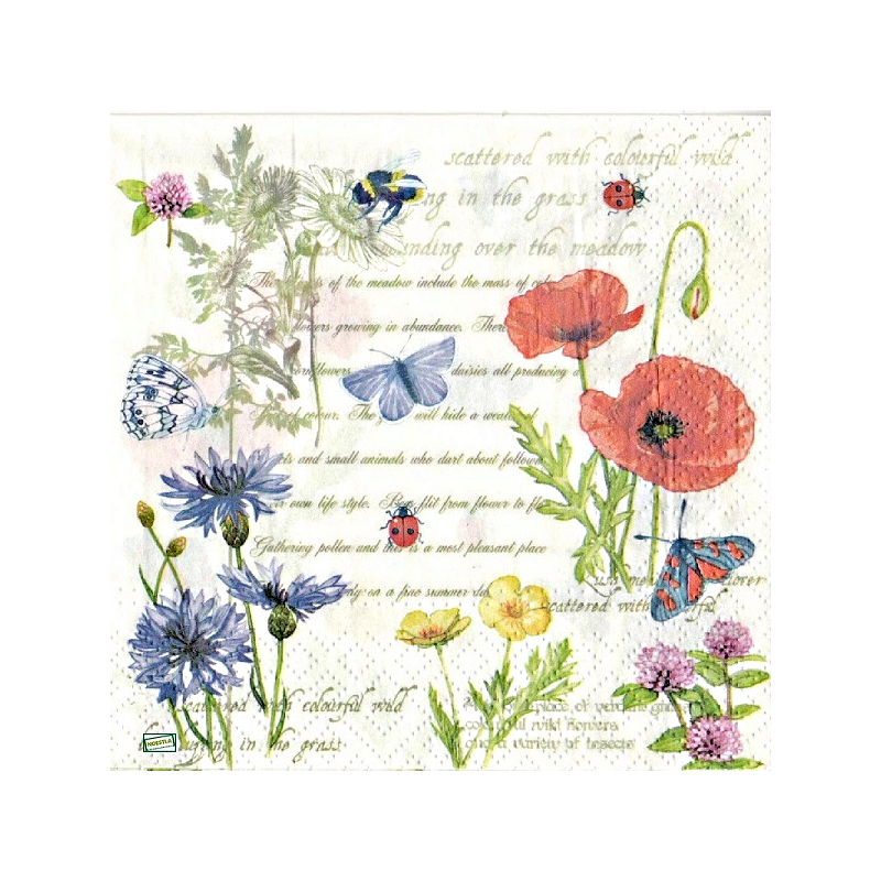 1serviette Mix Fleurs-121