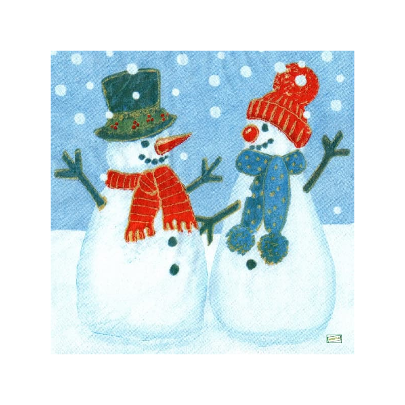 serviette Bonhomme de Neige-14