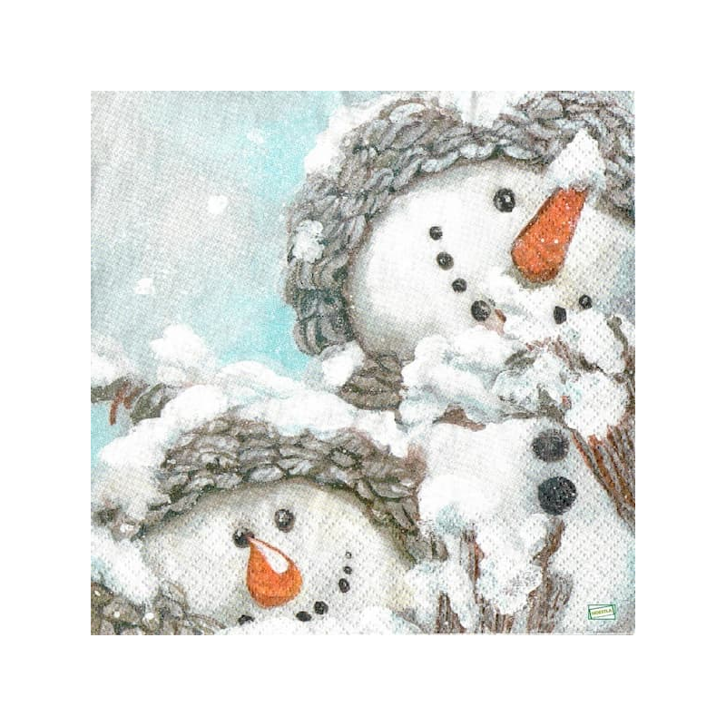 serviette Bonhomme de Neige-15