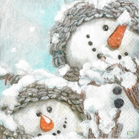 serviette Bonhomme de Neige-15