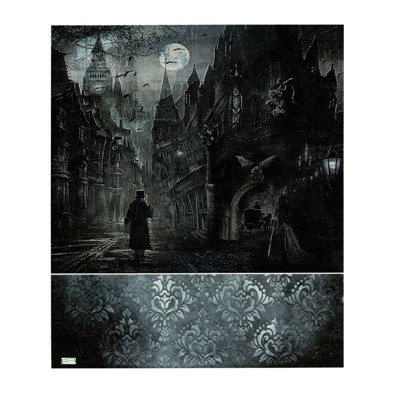 1papier de riz Halloween-R1931