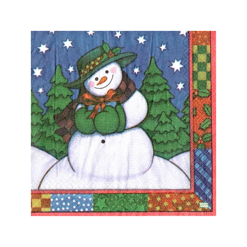 serviette Bonhomme de Neige-18