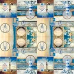 1 serviette papier La Mer -1