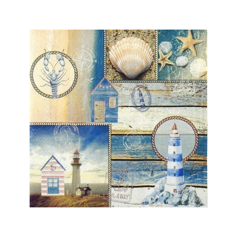 1 serviette papier La Mer -1