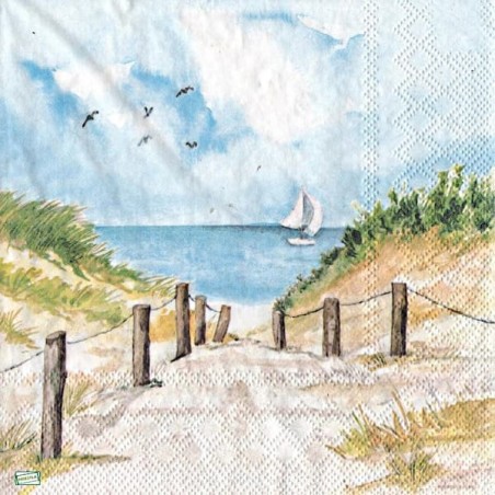 1 serviette papier La Mer-12