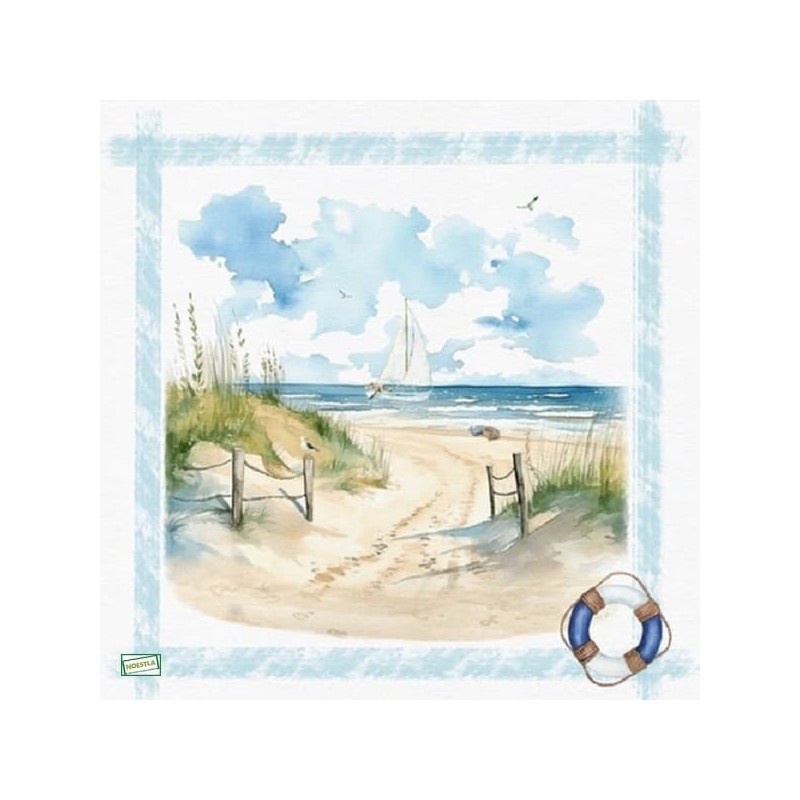 1 serviette papier La Mer-119