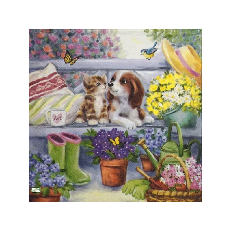 1serviette papier Chiot-15