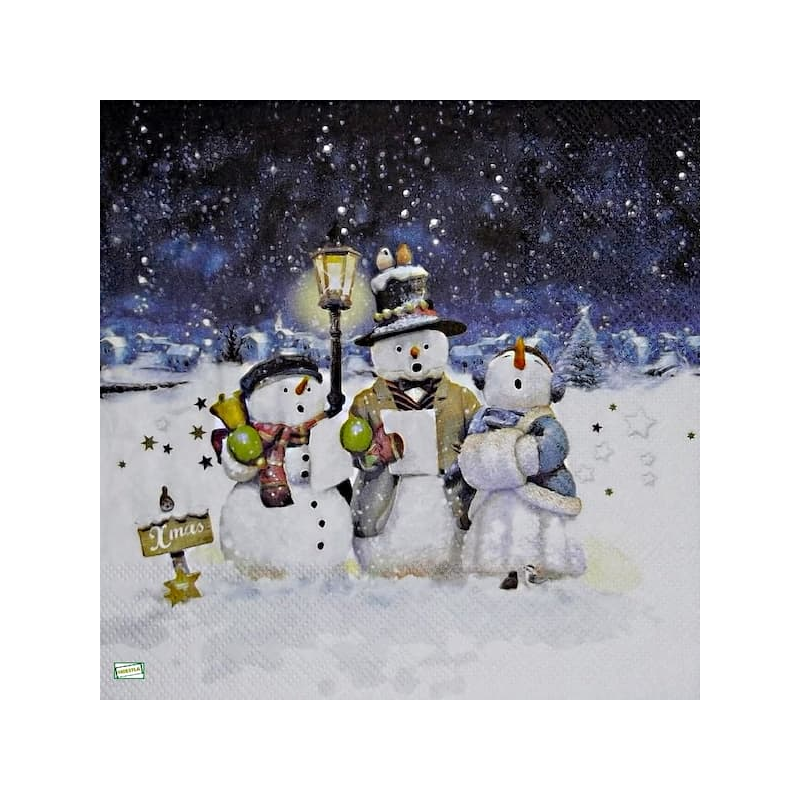 serviette Bonhomme de Neige-32