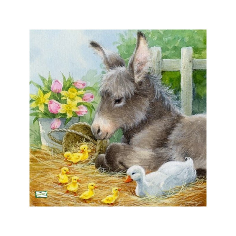 1serviette papier L' âne-78