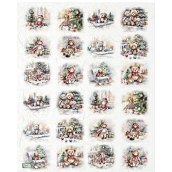 1 papier de riz Oursons -R2449