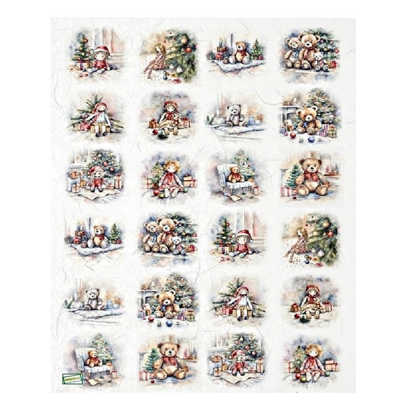 1 papier de riz Oursons -R2449